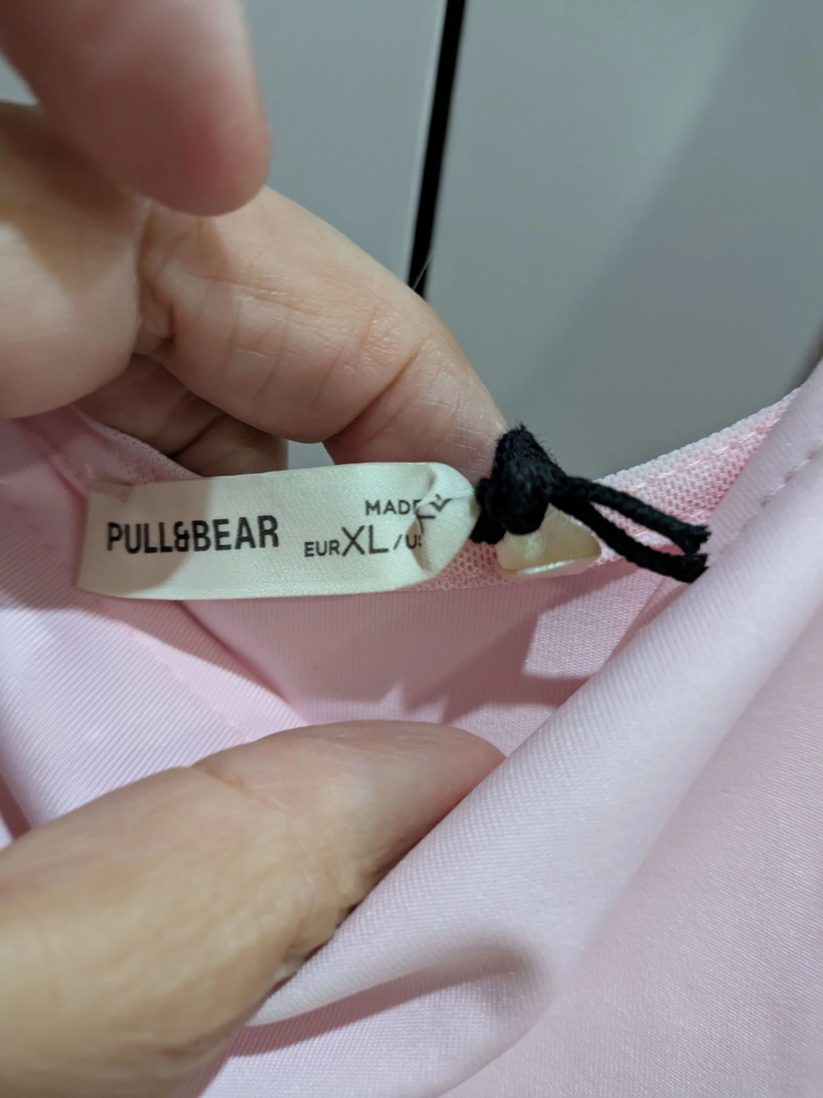 Vestido mini ajustado de tirantes en rosa pastel, estilo años 90 talla XL de Pull&Bear – photo 3